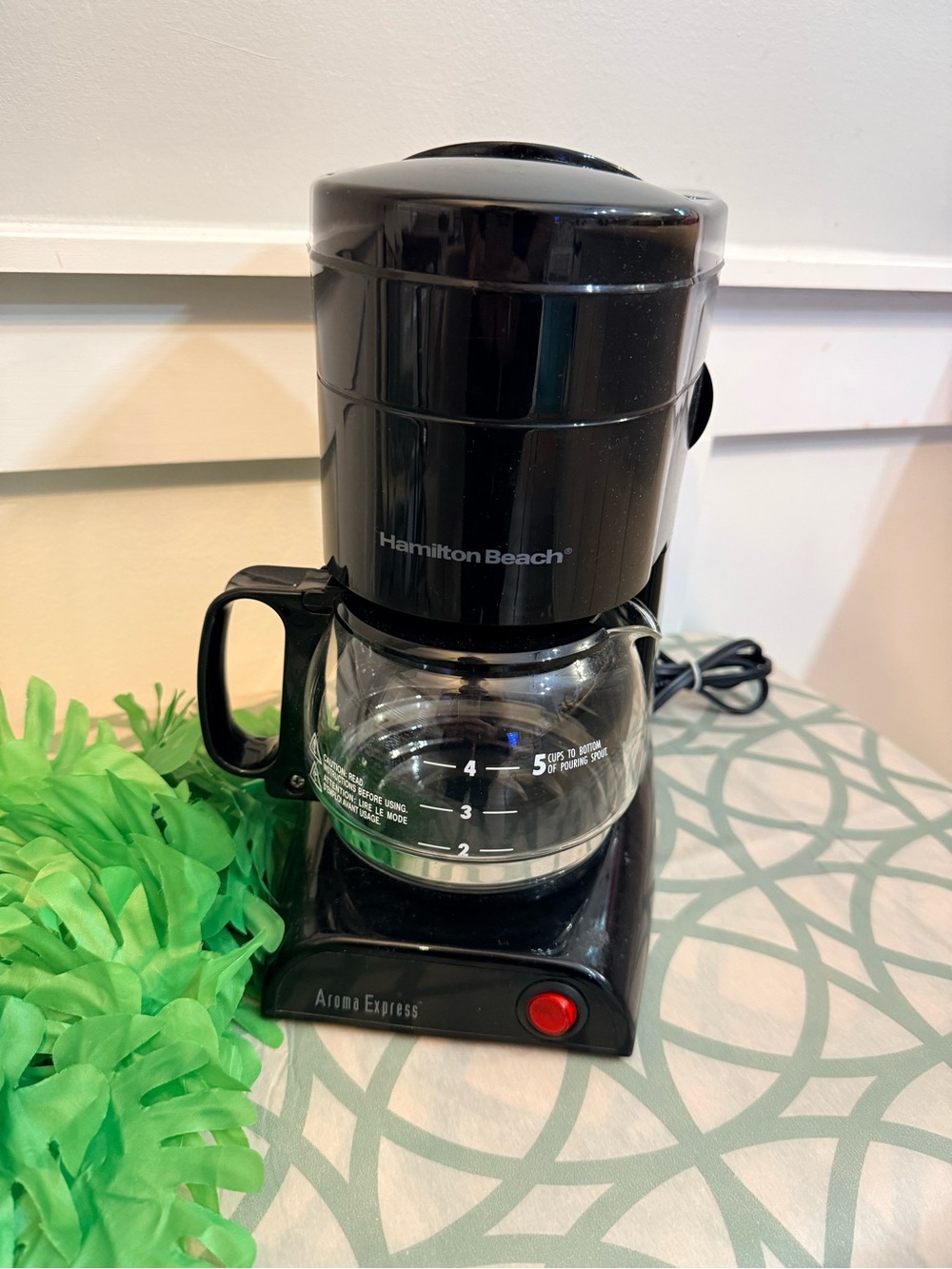 Hamilton Beach Aroma Express Compact Coffee Maker